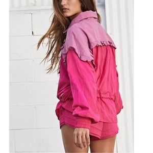 Free People Movement Lets Go Out Pink Pullover Size Medium (Retail: $125)